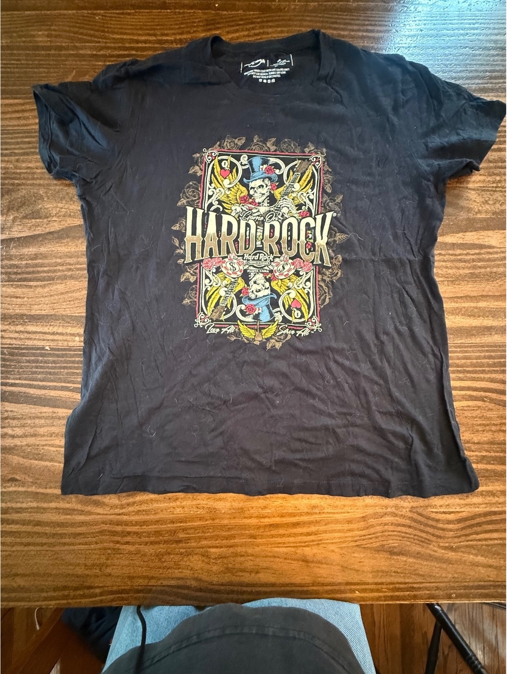 Hard Rock Cafe Punta Cana Black Graphic T-Shirt XXL